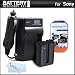 Battery And Charger Kit For Sony Alpha SLT-A58K, a58, SLT-A99V, SLT-A65, SLT-A77, SLT-A57, SLT-A58 DSLR Camera Includes Extended Replacement (2000Mah) NP-FM500H Battery + Ac/Dc Rapid Travel Charger + MicroFiber Cloth + More