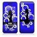 Blue Groupie Design Protective Skin Decal Sticker for Samsung Instinct SCH M800 Cell Phone