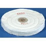 Jewelry Muslin Buffing Wheel Polishing Machine Tool 6"