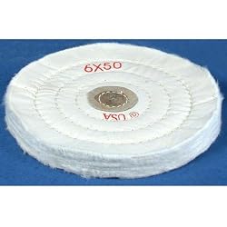 Jewelry Muslin Buffing Wheel Polishing Machine Tool 6"