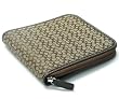 AUTHENTIC COACH MINI SIGNATURE CD DVD HOLDER 60165 (Khaki, Mahogany)