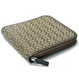 AUTHENTIC COACH MINI SIGNATURE CD DVD HOLDER 60165 (Khaki, Mahogany)