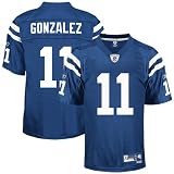 Reggie Wayne Blue Reebok NFL Premier Indianapolis Colts Jersey - X-Large
