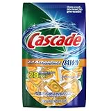 Cascade 2-in-1 Action Pacs Dishwasher Detergent, Citrus Breeze Scent, 28-Count Bags