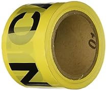 IRWIN Tools STRAIT-LINE 66231 Barrier Tape Roll, CAUTION, 3-inch by 1000-foot (66231)
