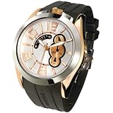 Haurex Italy Mens Two-tone Blaze Chronograph Watch