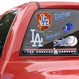MLB L.A. Dodgers 11'' x 17'' Window Clings Sheet