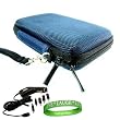 Garmin GPS Navigator n?vi 670 Garmin Nuvi 265WT Garmin Nuvi 880 Garmin Nuvi 265WT Garmin nuvi 285WT Garmin Nuvi 780 Garmin Nuvi 850 4.3-Inch NYLON BLUE accessory, protective hard-shell portable carrying case with carabiner clip and hand strap for Garmin GPS Navigator n?vi 670 Garmin Nuvi 265WT Garmin Nuvi 880 Garmin Nuvi 265WT Garmin nuvi 285WT Garmin Nuvi 780 Garmin Nuvi 850 4.3-Inch+ Universal Garmin GPS Car Charger+4.3" Widescreen Screen Protector+VG *LIVE*LAUGH*LOVE* Wrist Band
