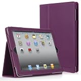 CaseCrown Bold Standby Case (Purple) for iPad 4th Generation with Retina Display, iPad 3 & iPad 2 (Built-in magnet for sleep / wake feature)