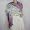 100% Pashmina/cashmere Pink Flower Flowing River Tassel Ends Long Scarf Shawl Image #3