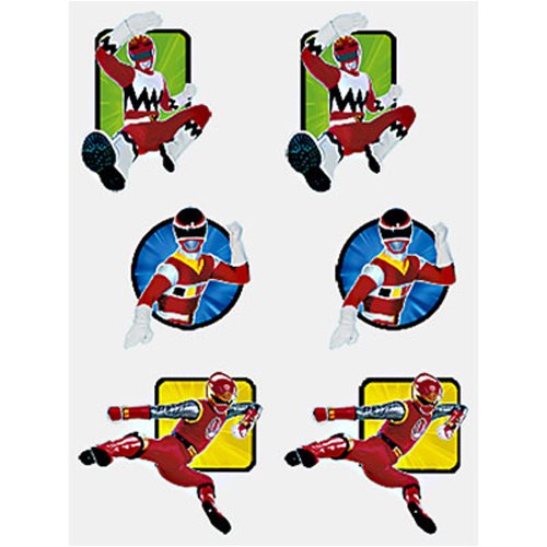 Childrens Toyshop  Toys : Power Rangers Temporary Tattoos (6 count)
