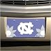 North Carolina Tar Heels (UNC) Powder Blue Mirrored Flower Power License Plate
