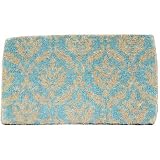 Heavy Duty Coir Doormat, Blue and Natural Colors, Design 1