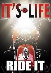 Russ Berrie 645627 Harley-Davidson It s Life, Ride it Estate Flag