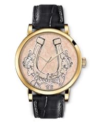 SPRAWL Aanalog Fashion Series Gold Ladies Watches of Genuine Black Leather Strap,Unique Wrist Watch for Women Girls Designed with flowers at the edge of the u