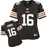 Reebok Cleveland Browns Joshua Cribbs Women's Premier Jersey Medium