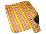 Bright Picnic Blanket With Waterproof Backing