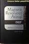 Magnetic Resonance Annual 1987