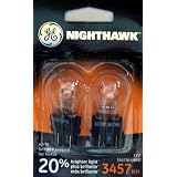 GE 3457NH BP2 Nighthawk Automotive Replacement Bulbs, Pack of 2 by GE