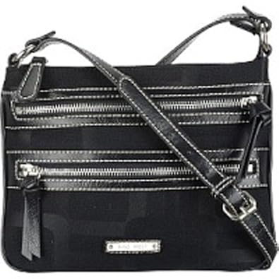 Nine West Reno Signs Version 2 Crossbody (Black-Black)