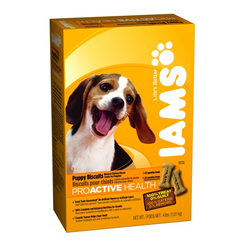 More image Iams Proactive Health Premium Puppy Biscuits Natural Chicken Flavor 4 Lbs (Pack of 6)