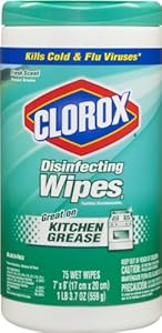 Clorox Disinfecting Wipes, Fresh Scent, 75-Count Canister (Pack of 6)
