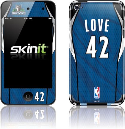 Skinit K. Love - Minnesota Timberwolves #42 Vinyl Skin for iPod Touch (4th Gen)