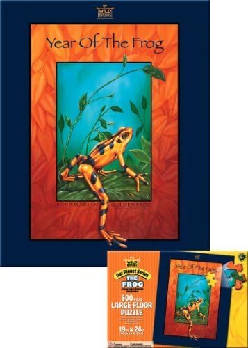 Our Planet Series; The Frog 500 piece large floor puzzle