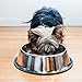 Dog Bowls 32 Ounce Stainless Steel Material – Set of 2 - These Dishes have Long Durability - with Rubber Base so the Bowls Shouldn’t Slide - with 2 Year Warranty