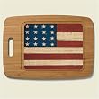 Large Cutting Board ~ Grand Old Flag ~ made of bamboo with poly surface ~ cod...