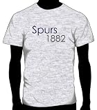 Tottenham Hotspur 1882 Design Logo Soccer Tee, Adult Large - Ash Grey