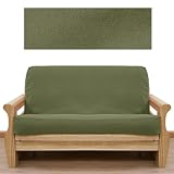 Ultra Suede Sage Pine Futon Cover Full 646