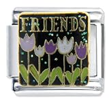 Friends And Flowers Pugster Italian Charms