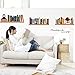 Elegant Study Imitation Bookshelves Books Clock Vinyl Wall Decal PVC Home Sticker House Paper Decoration Wallpaper Living Room Bedroom Kitchen Art Picture DIY Murals Kids Nursery Baby Decor