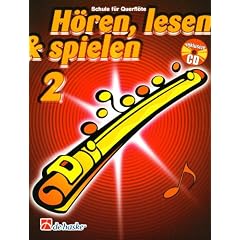H�ren, lesen & spielen, Schule f�r Fl�te, m. Audio-CD