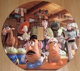 TOY STORY 3 Light Switch Cover Round 5 inch (12.5 cms)