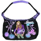 Hannah Montana Printed Black / Purple Handbag