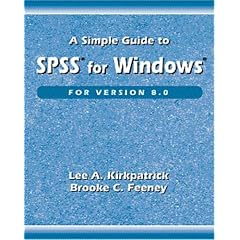 A Simple Guide to Spss for Windows: For Version 8.0