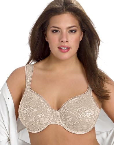 Playtex Women's Secrets Cottony Gel Comfort Strap Underwire Bra, 44D-Bare