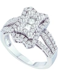 1.00CTW DIAMOND LADIES FASHION RING