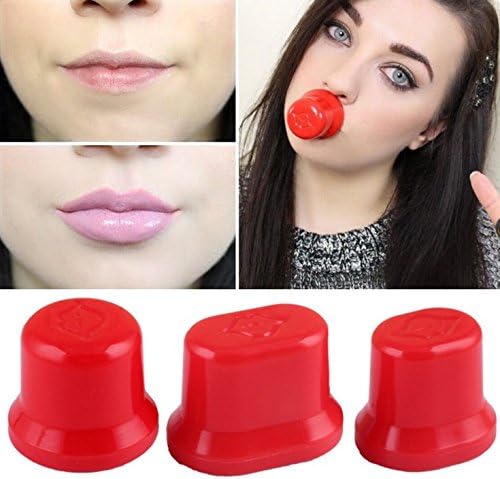 OPCC 3 pcs Lip Plumping Enhancer Combo - New and Improved way to Naturally ENHANCE Your Lips for full lips（large，medium，small）