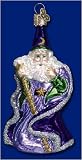Old World Christmas Ornament Purple Wizard #24041