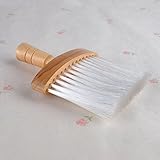 Wooden Handle Barber Wide Neck Duster Brush Salon Hairdressing Hair Cutting Tool