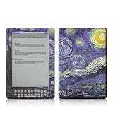 Van Gogh - Starry Night Design Protective Decal Skin Sticker for Amazon Kindle DX 9.7 inch E-Book Reader