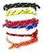 Sea View Treasures Bulk 200 Pack Braided Friendship Bracelet 6 Color Assortment