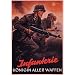 Vintage German World War Two WW2 WWII Military Propaganda Poster Infanterie Konigin Aller Waffen