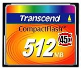 Transcend 512MB 45X CompactFlash Memory Card