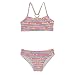 Girls' Circo Multi Hearts Swimsuit - White
