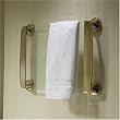 Thermique 37" Wall Mounted Heated Glass Towel Warmer - Polished Brass