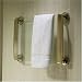 Thermique 37" Wall Mounted Heated Glass Towel Warmer - Polished Brass